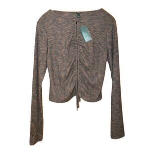 Wild Fable - Brown Extra Soft - Long Sleeve Shirt - Large